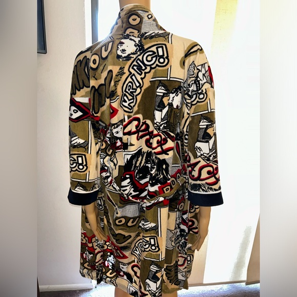 Vintage Sen Collection, comic strips robe. Fits btwn S-L - Picture 2 of 7